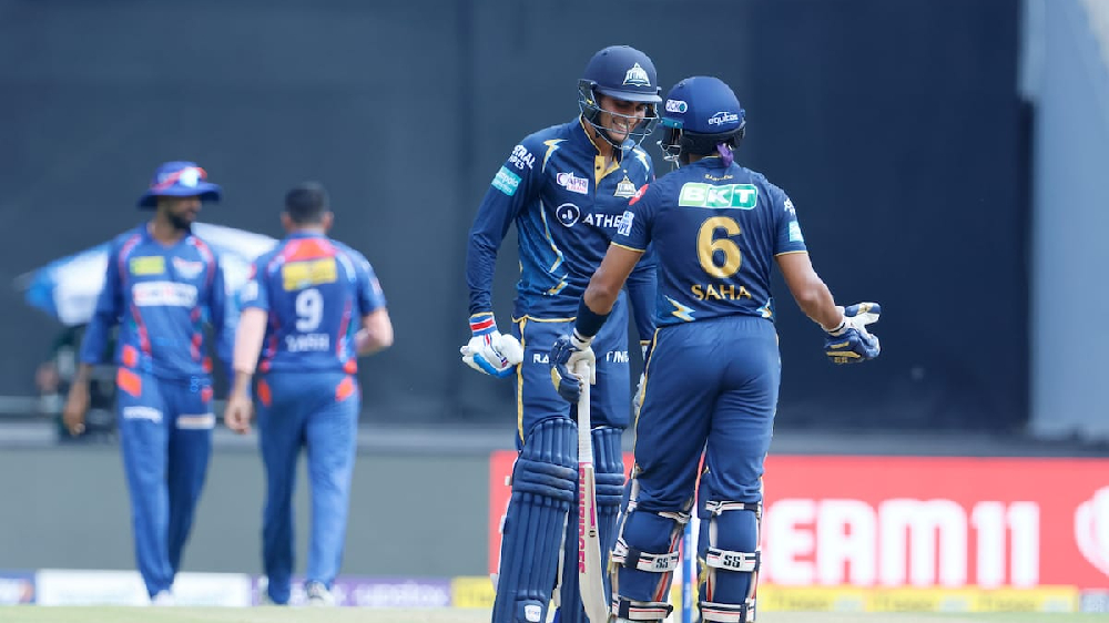 IPL 2023: GT scores 227/2 against LSG IPL 2023: GT scores 227/2 against LSG