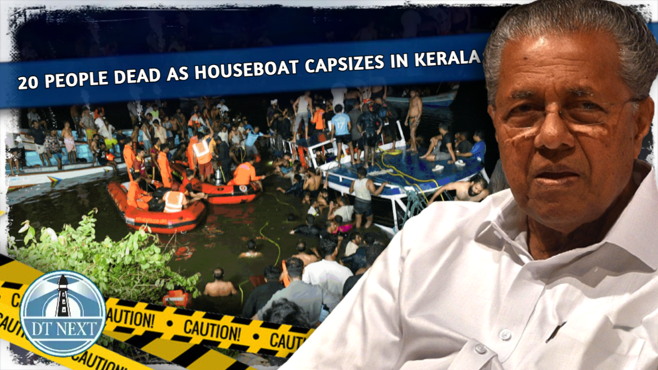 22 people dead as houseboat capsizes in Kerala 22 people dead as houseboat capsizes in Kerala