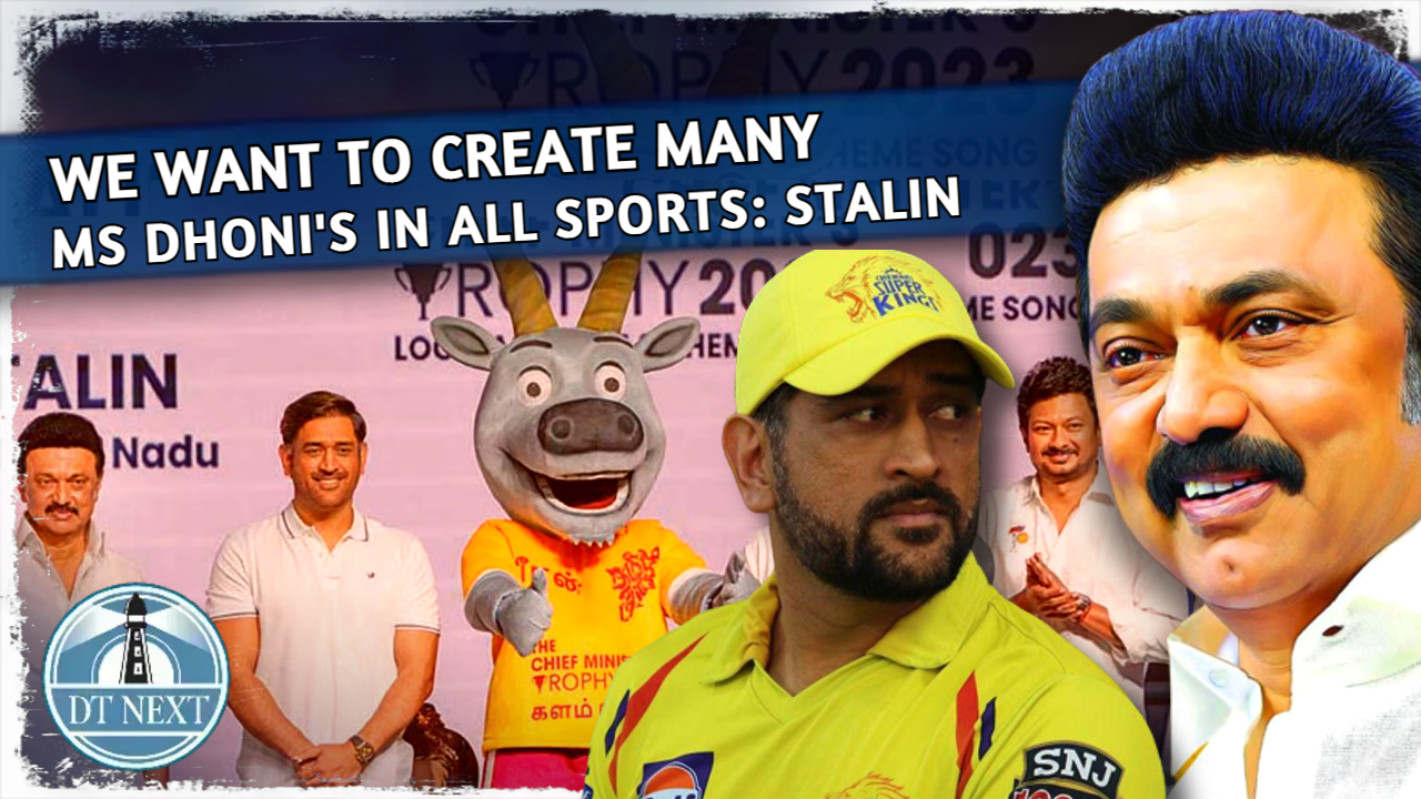 We want to create many MS Dhonis in all sports: Stalin We want to create many MS Dhonis in all sports: Stalin