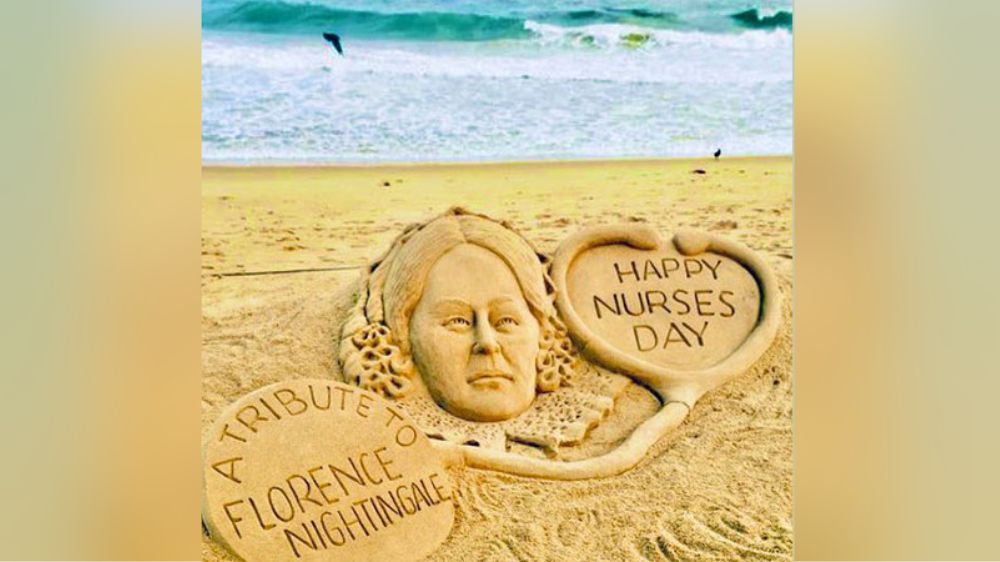 Intl Nurse Day 2023: Sudarsans creative tribute to Florence Nightingale Intl Nurse Day 2023: Sudarsans creative tribute to Florence Nightingale