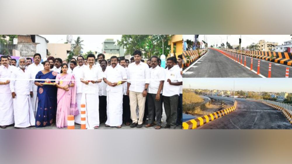 Mayor Chittibabu bridge in Villivakkam opened for public use
