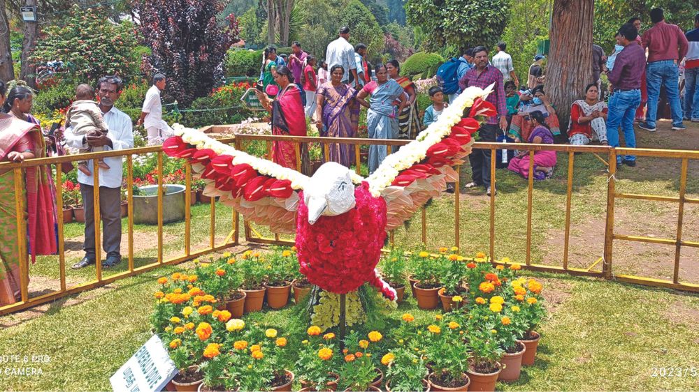 Array of floral replicas enthrall tourists at 125th Flower Show