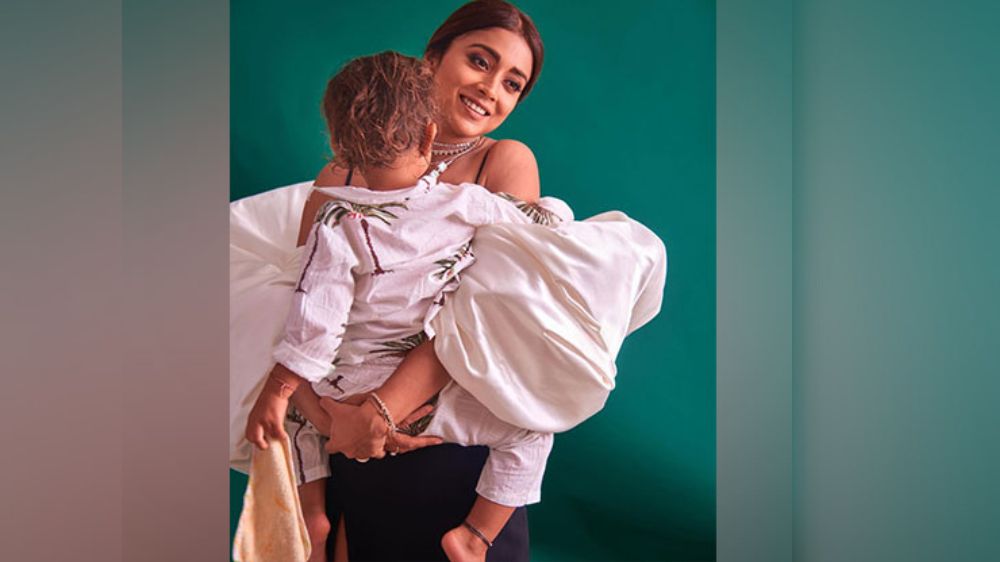 Cuteness Alert! Shriya Saran drops cute pictures with daughter Radha