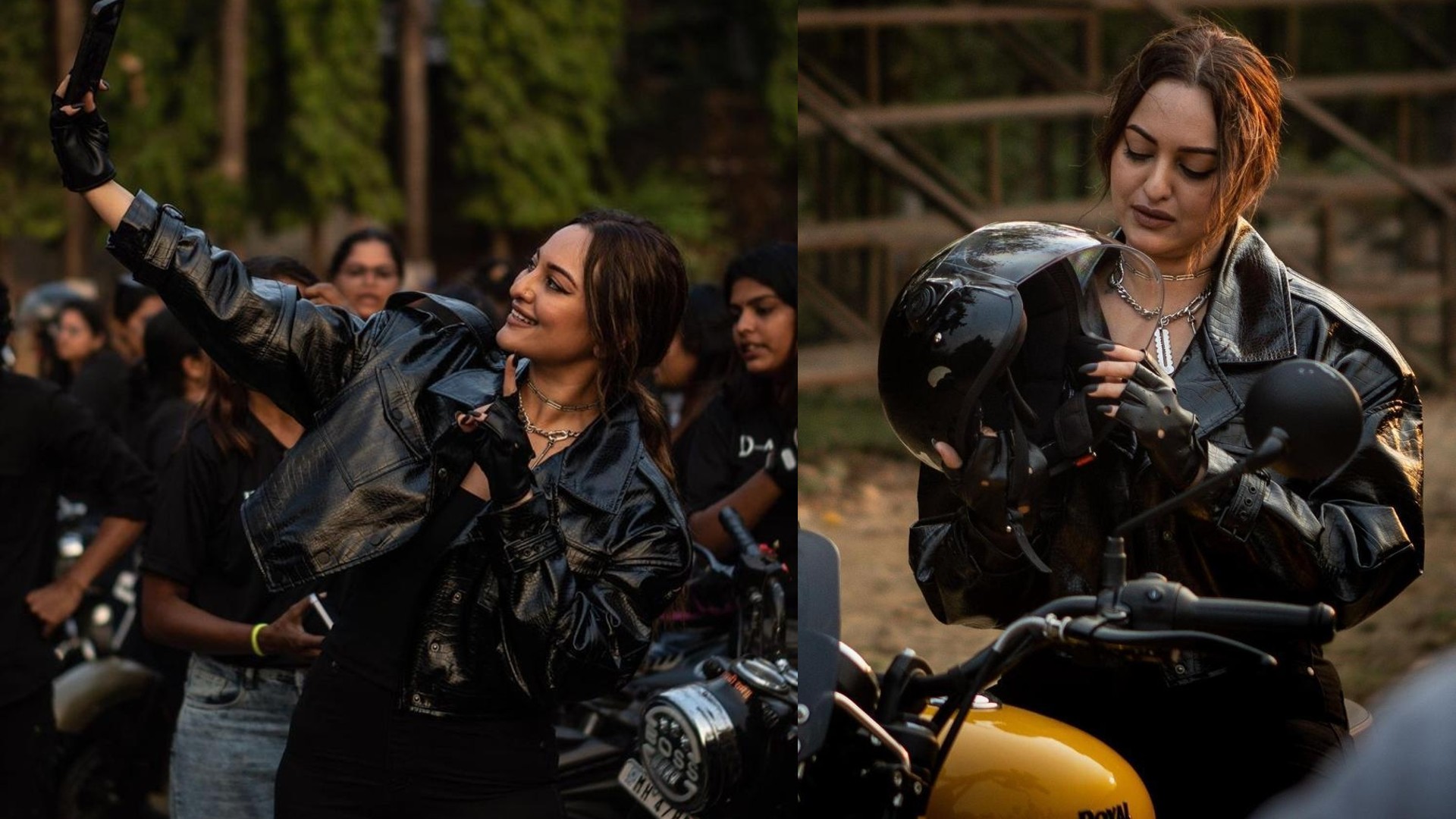 Sonakshi learnt biking for Dahaad: Even now I step out for night rides