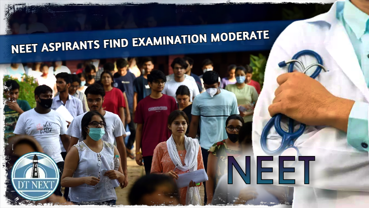NEET aspirants find examination moderate, cut off likely to go higher NEET aspirants find examination moderate, cut off likely to go higher