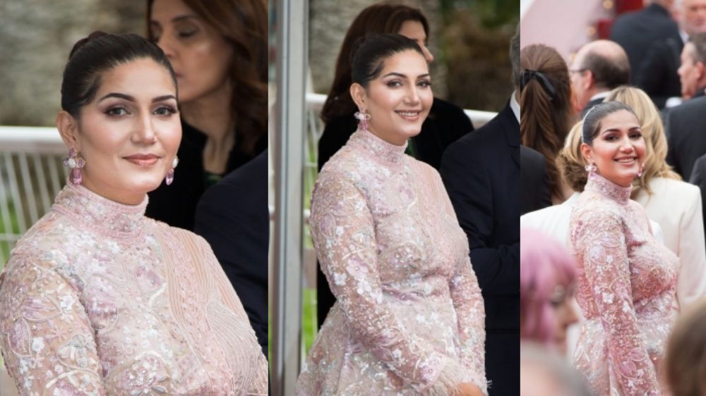 Sapna fulfils lifetime dream in crepe coloured gown at Cannes Sapna fulfils lifetime dream in crepe coloured gown at Cannes