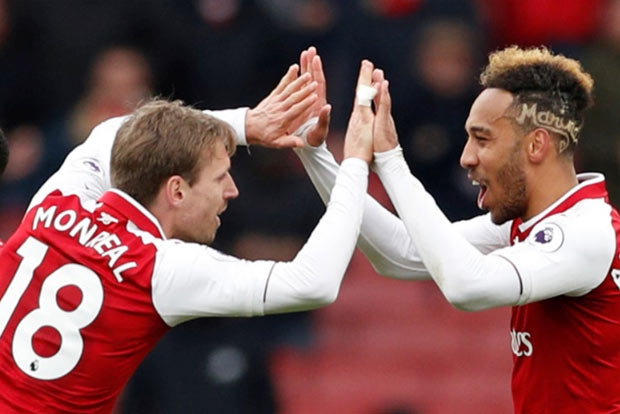 Three late Arsenal goals leave Stoke stuck in drop zone