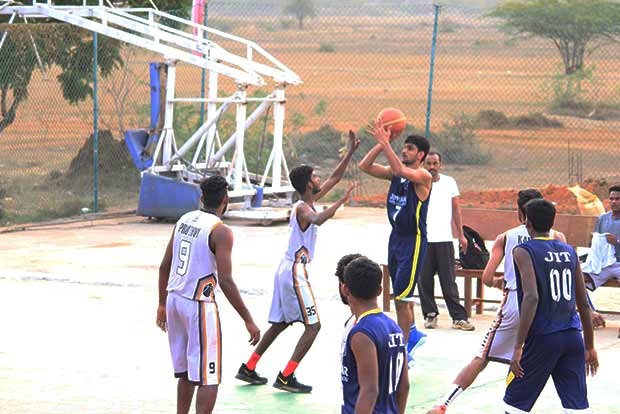 JIT, Loyola, SRM post wins in the All-India Invitation basketball tournament