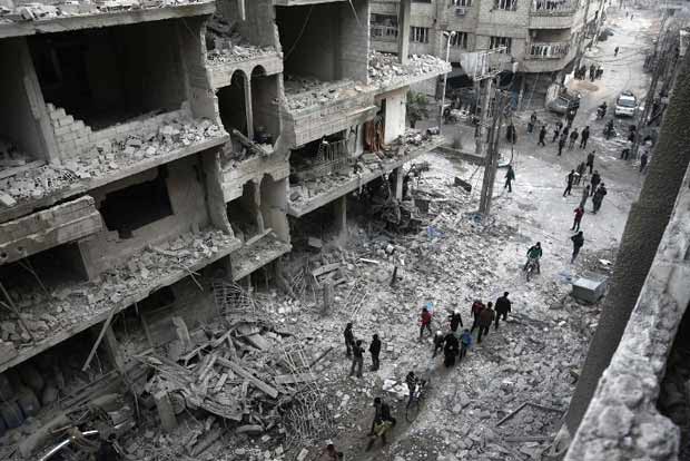 India asks all parties to exercise restraint in Syria