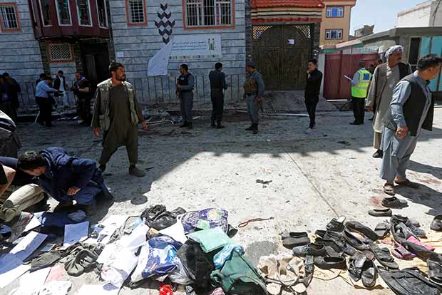 Islamic State suicide bomber kills 57 in Afghan capital