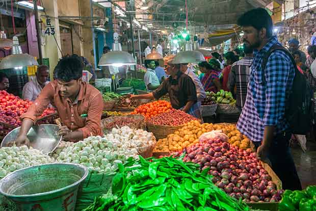 Check out vegetable prices at Chennais Koyambedu market on October 23, 2025