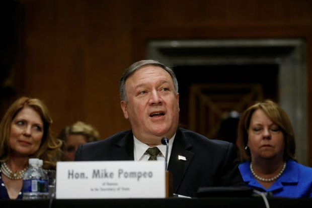 Pompeo becomes US secretary of state as Iran, North Korea issues await
