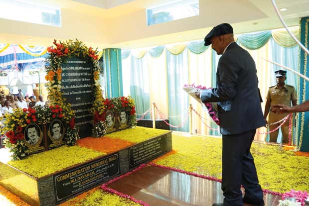 Veeramani, Dawaram salute martyrs of 1980 anti-Naxal operation Veeramani, Dawaram salute martyrs of 1980 anti-Naxal operation