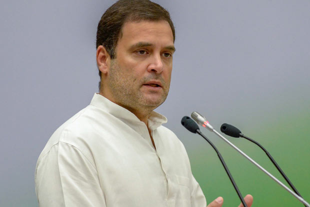Like Jayalalithaa, Karunanidhi deserves to be given space on Marina Beach: Rahul Gandhi