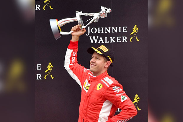 Sebastian Vettel wins in Belgium to rein in Hamilton