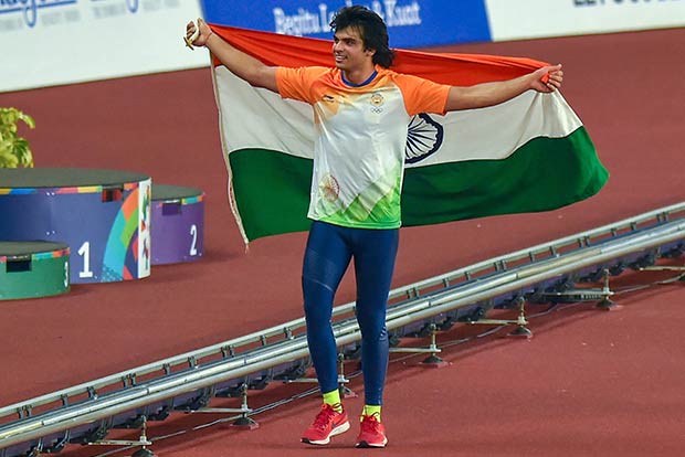 Asian Games: Neeraj Chopra wins first javelin throw gold medal Asian Games: Neeraj Chopra wins first javelin throw gold medal