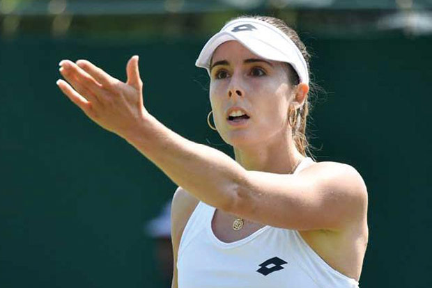 Cornet censured for changing shirt on court