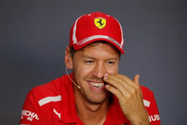 Vettel riding the red wave at Monza
