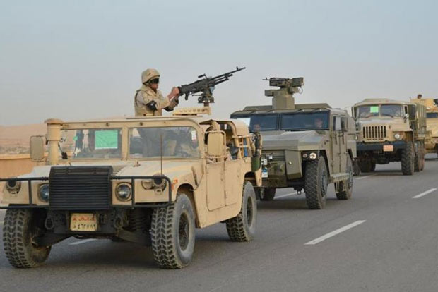 Egypts military says kills 53 militants in week-long offensive