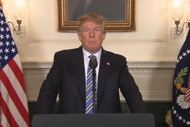 Innocent children became victims of terrible violence: Trump