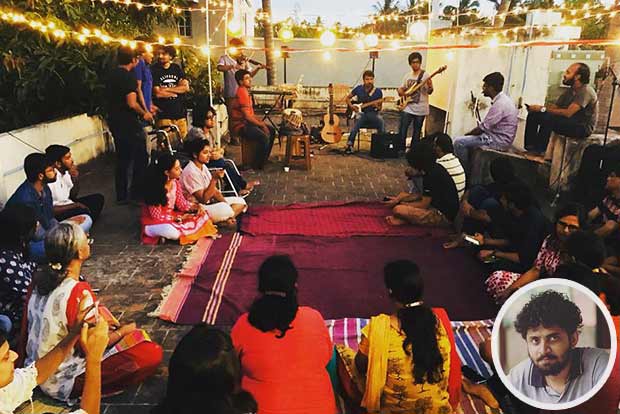 Music from the terrace resonates through Nanganallur