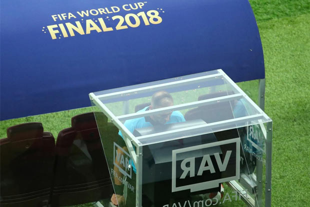 VAR used for first time in World Cup final
