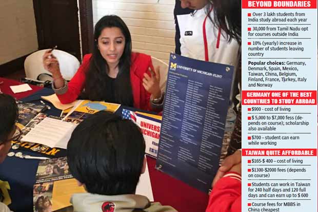 Students pick exotic overseas countries to pursue higher education