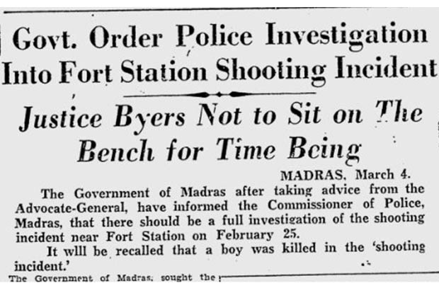 Those were the days: When a British judge in Madras was in the dock