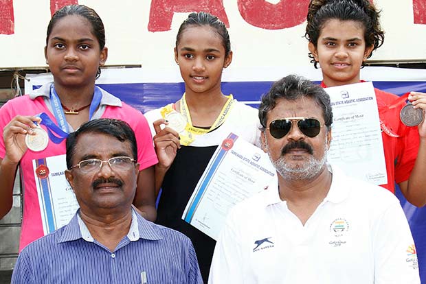 Bhavika, Shriya create record in aquatic competition