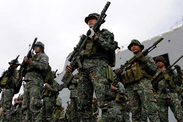 Philippine troops kill 15 militants in air and ground assaults