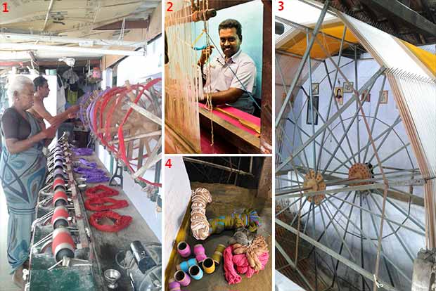 A village that thrives on handloom weaving