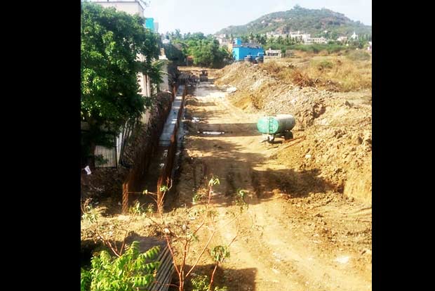 ‘Illegal’ stormwater drain in Pallavaram irks residents