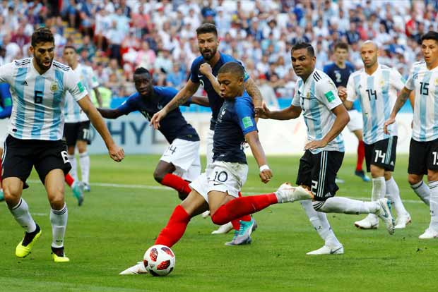 Mbappe double sees France past Argentina in 4-3 thriller
