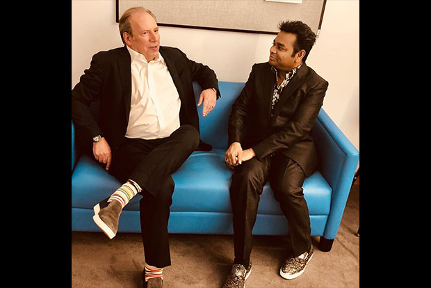 Rahman bonds with Hans Zimmer at Oscar concert