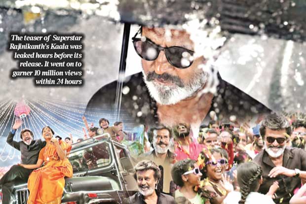 Kaala teaser clocks 10 million views in a day