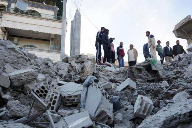 45 killed in bombardment of Syria enclave