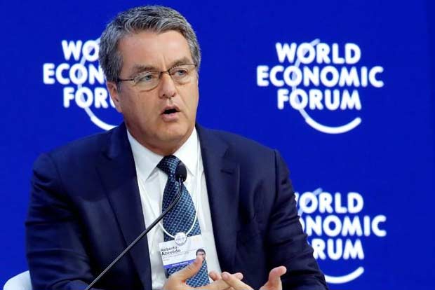 WTO chief urges states to stop first dominoes of trade war