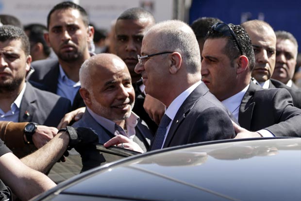 Palestinian PM Hamdallah survives Gaza roadside bomb attack