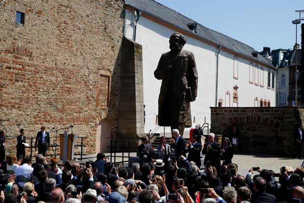 Marxs German birthplace unveils controversial statue of him