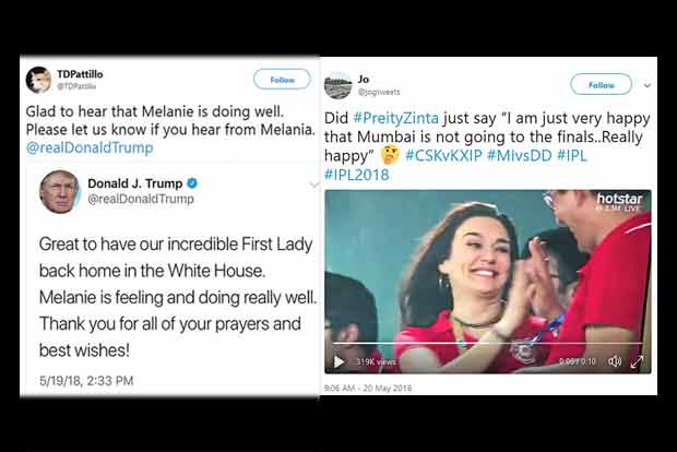 Trending in TN: Trumps spelling gaffe and Preity cheers as MI exits