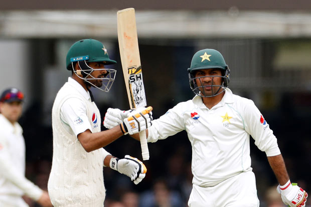Shafiq, Azam fifties keep Pakistan on top
