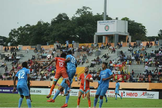 Churchill Brothers FC Goa holds Chennai City FC to draw