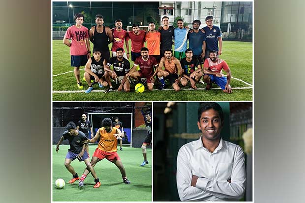 Team spirit on the field and in the office