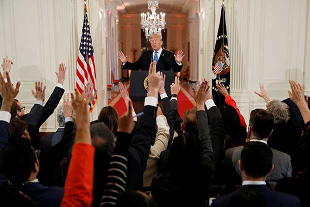 Trump calls reporter rude, terrible person