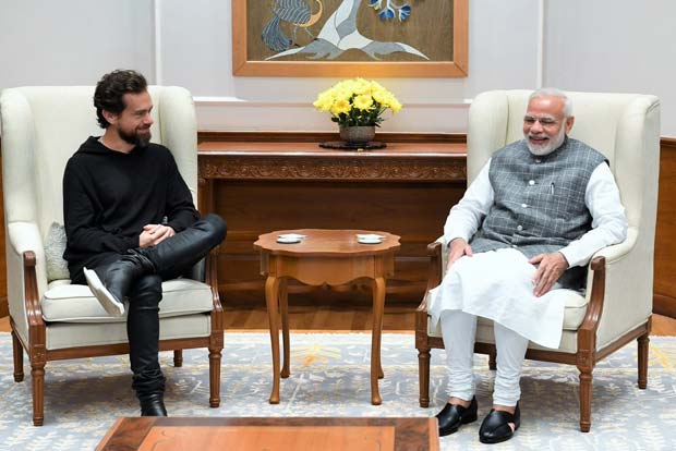 Twitter CEO Jack Dorsey meets PM Modi