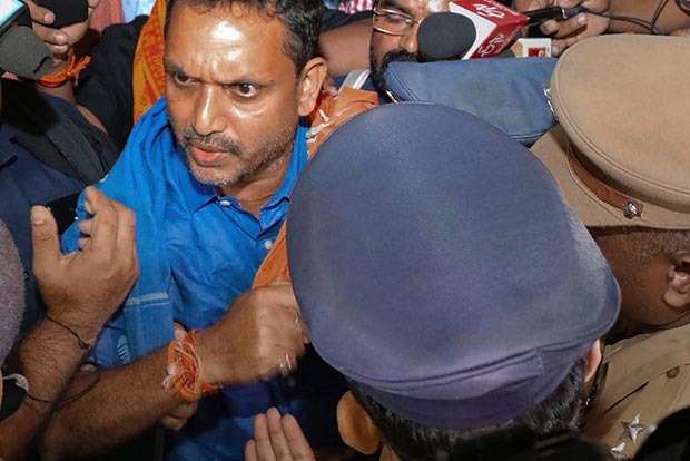 Sabarimala row: Senior Kerala BJP leader Surendran taken into preventive custody