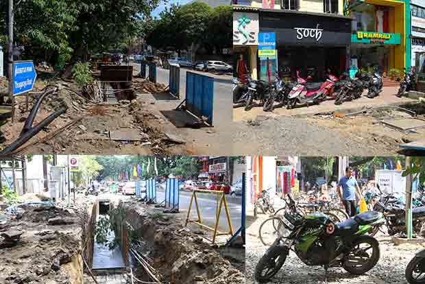 Who stole my pavement? Civic works deny space for pedestrians at Pondy Bazaar