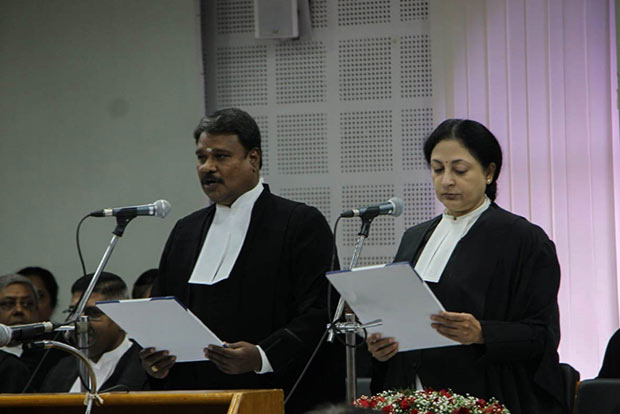 Pugalendhi sworn in, number of High Court judges rises to 60 Pugalendhi sworn in, number of High Court judges rises to 60