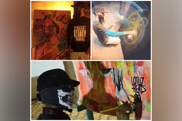 City artist decides to go incognito to promote art