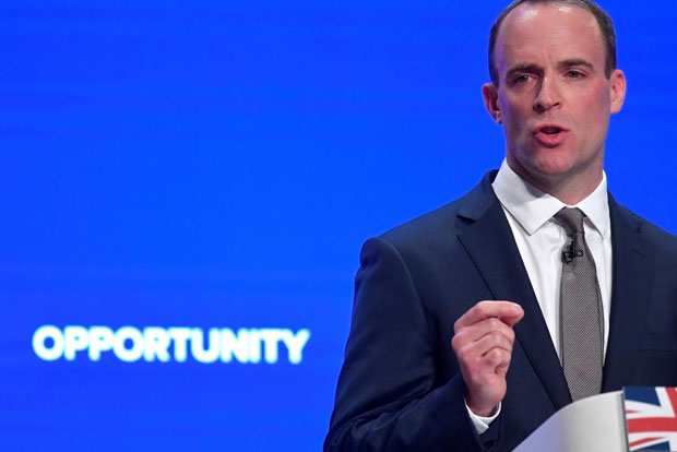 Brexit minister Raab tells EU: Do not try to bully us